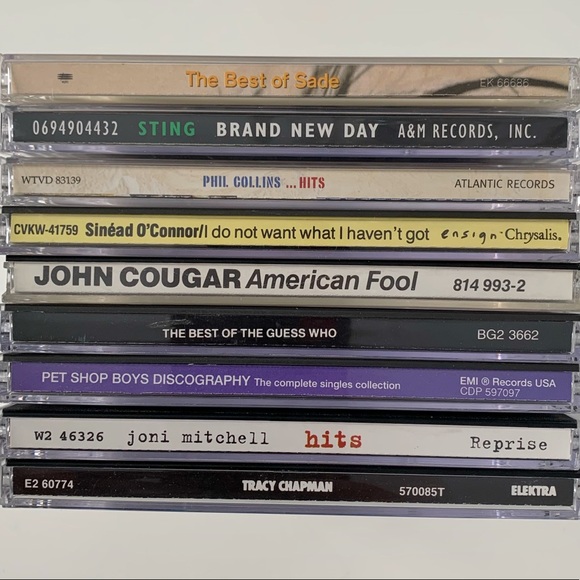90s Random CD Bundle Sade Sinéad Guess Who Etc - Picture 3 of 3